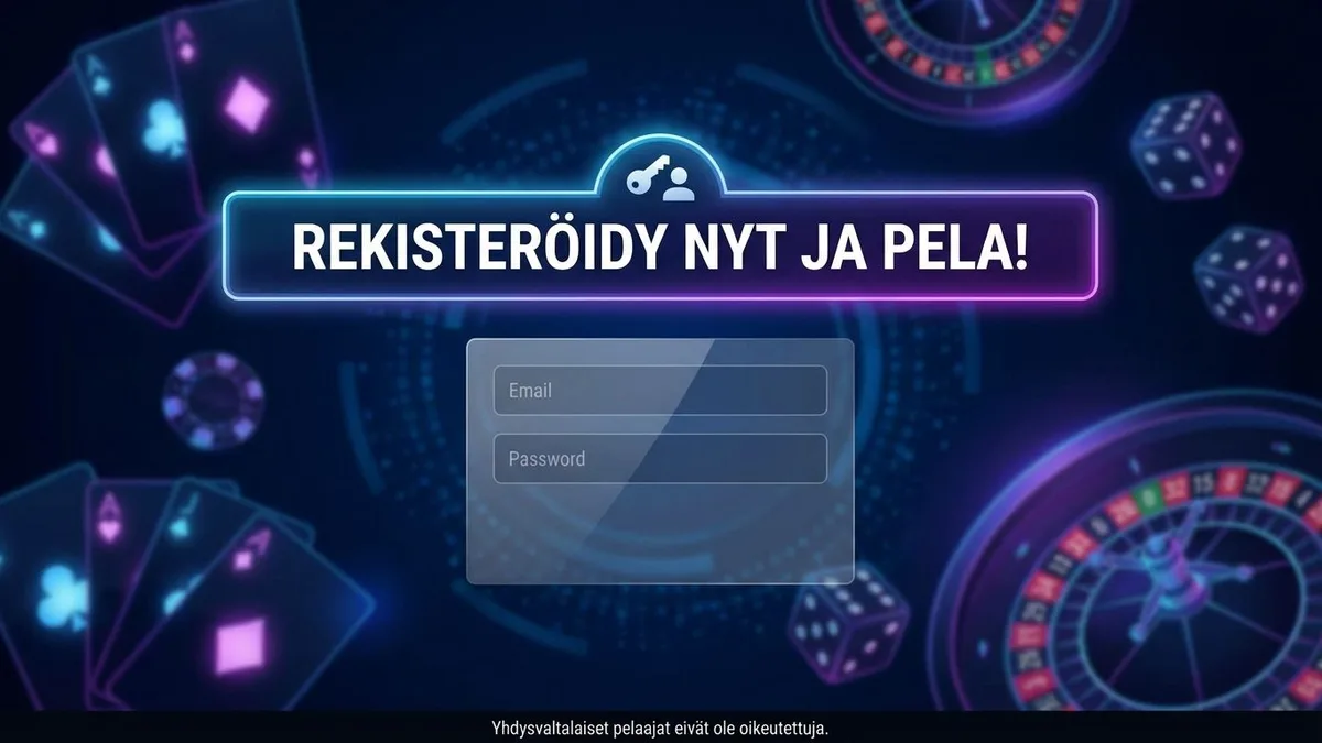 Rekisteröidy bonuksella